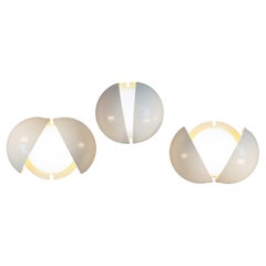 Lampira wall lamp by Gianemilio Piero and Anna Monti Fontana Arte, set of 3