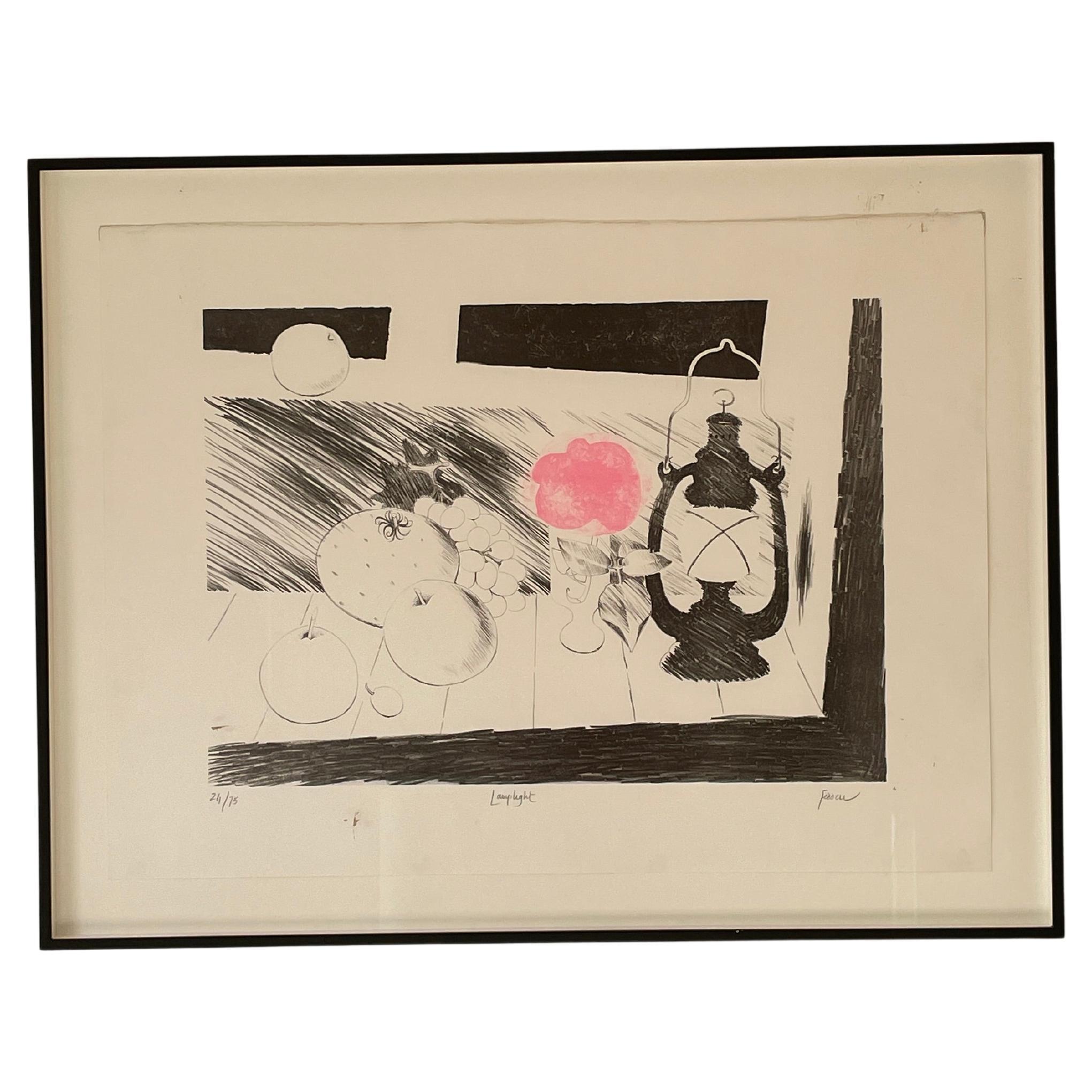 „Lamplight“ von Mary Fedden (1973) im Angebot