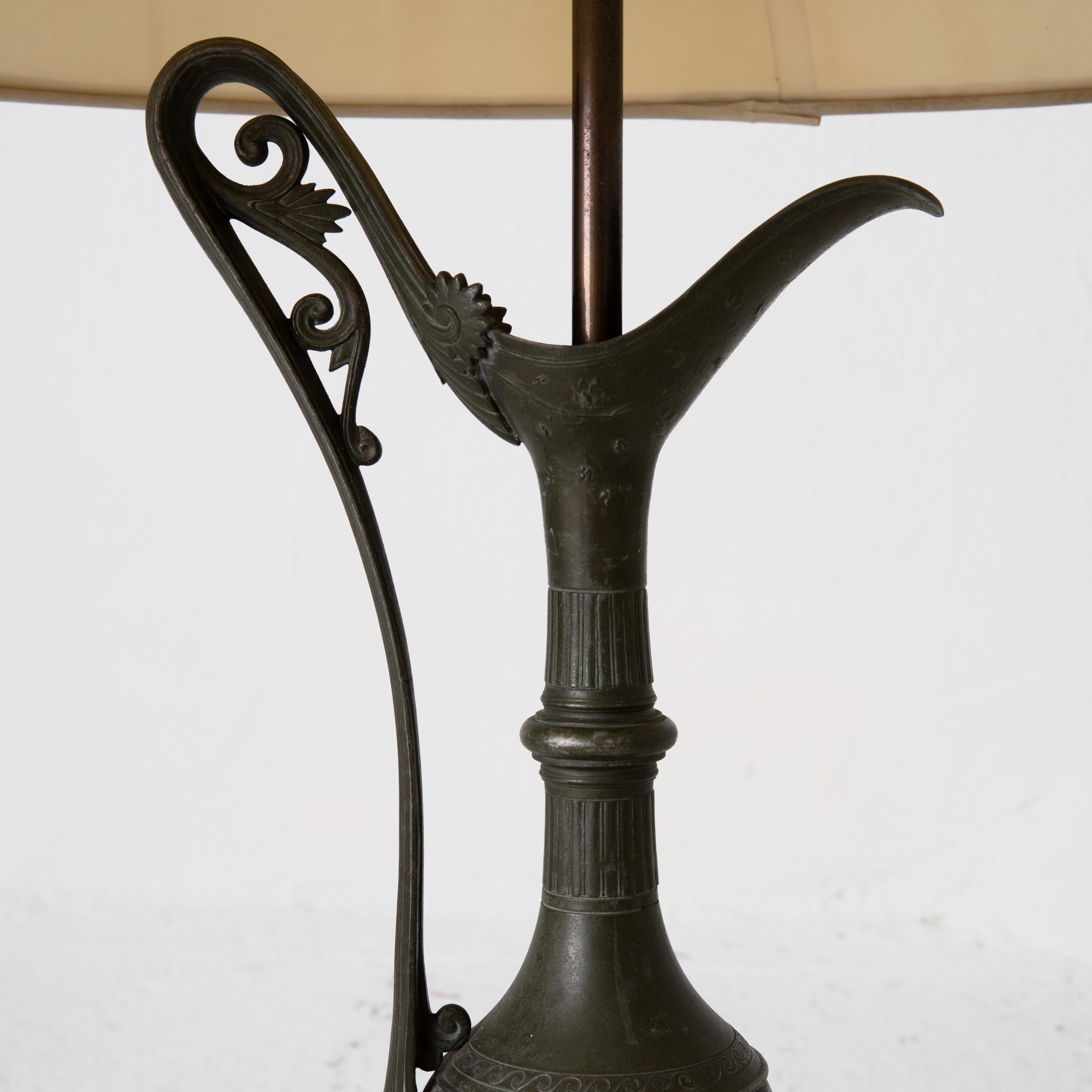 Lamps Table Neoclassical Style Metal France In Good Condition In New York, NY