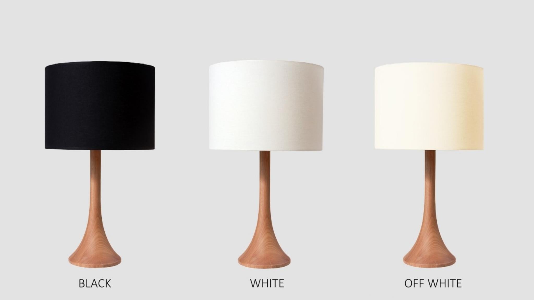 Coton Abat-jour, lampe de table 