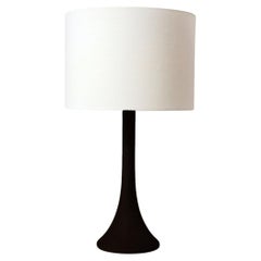 Paralume, lampada da tavolo "Tulipa", decorativo, nero, ebano