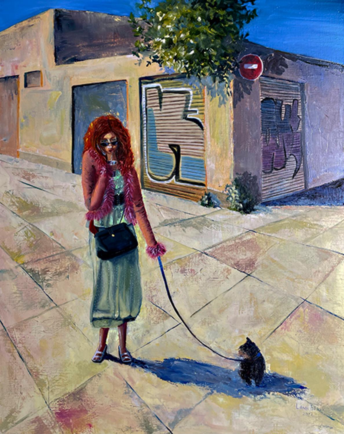 Figurative Painting de Lana Bergh - N131, 50x40cm, óleo sobre lienzo