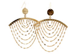 Lana Cascade Chandelier Earrings in 14k Yellow Gold