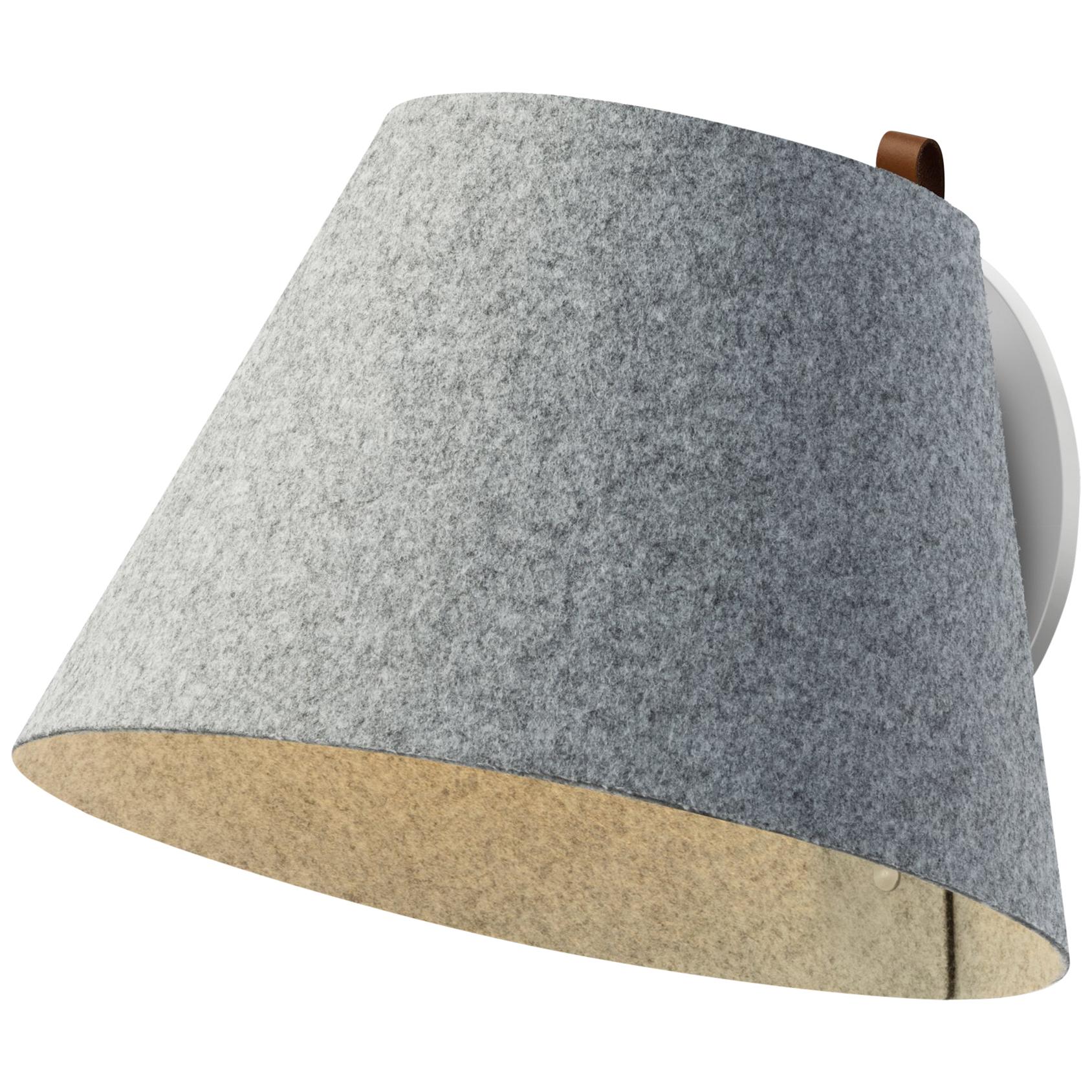 Lana Large Wall Light in Stone and Grey by Pablo Designs
