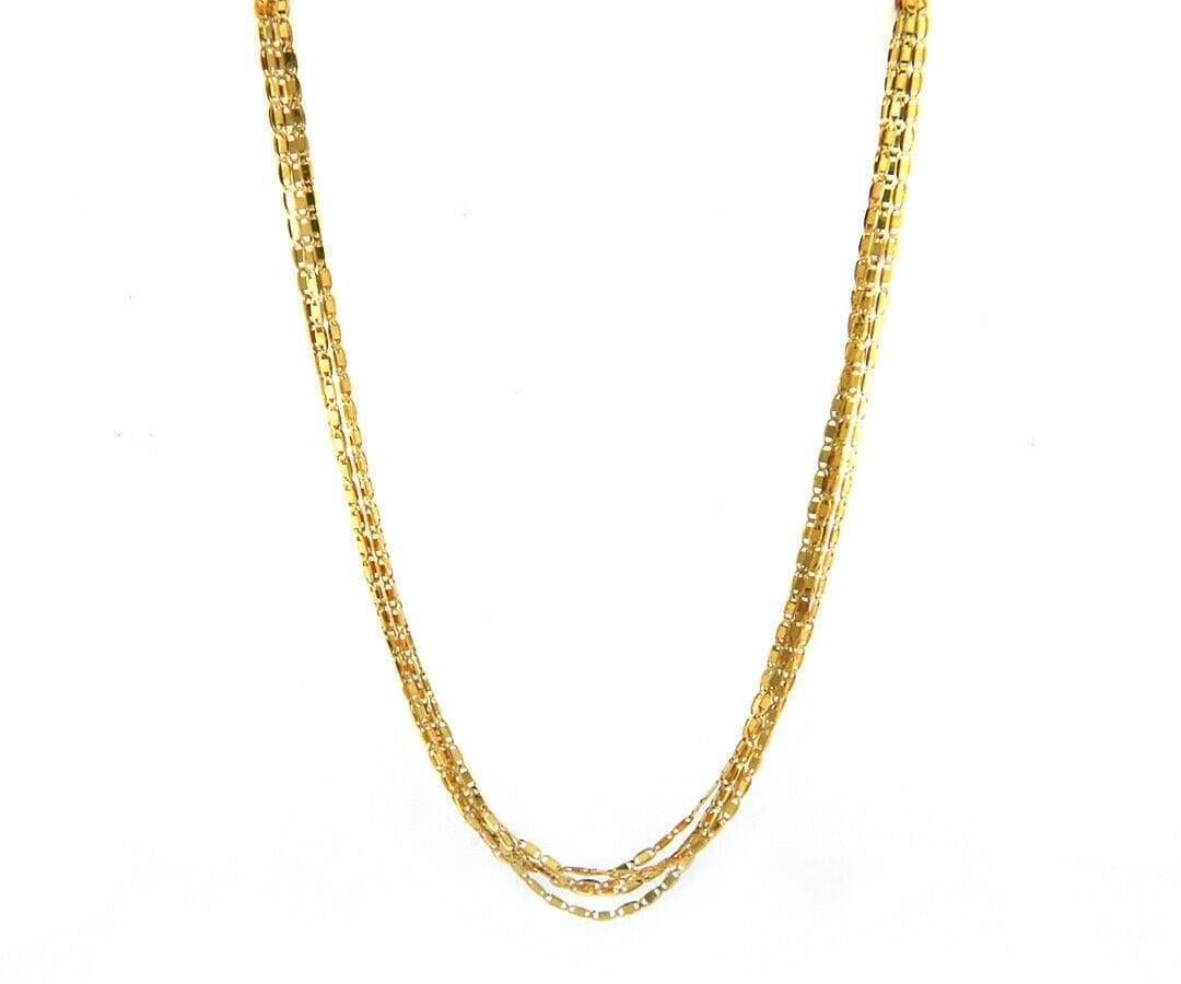 multistrand drop necklace by lana