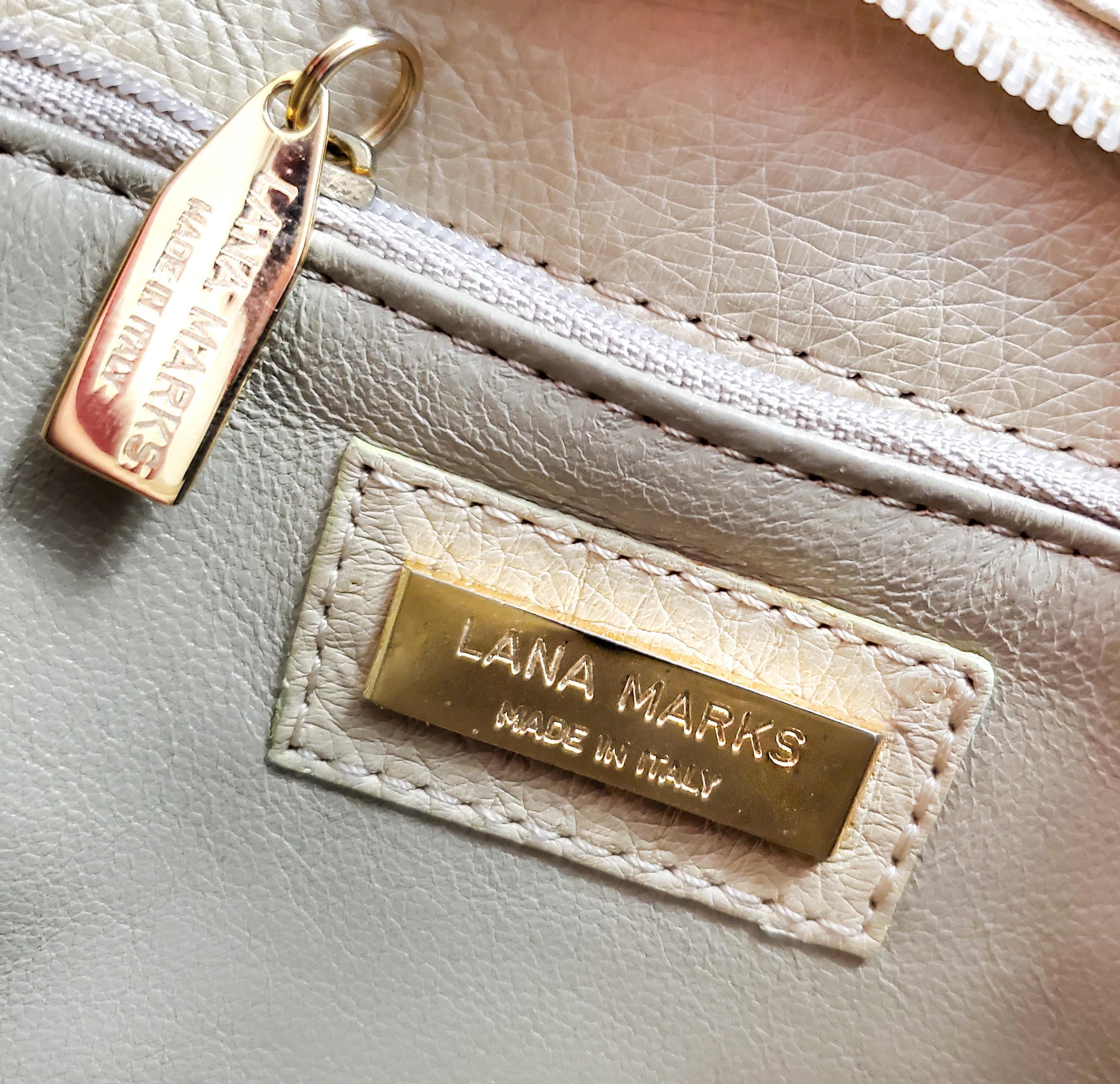 Lana Marks Ostrich Convertible Clutch/Shoulder Handbag For Sale 1