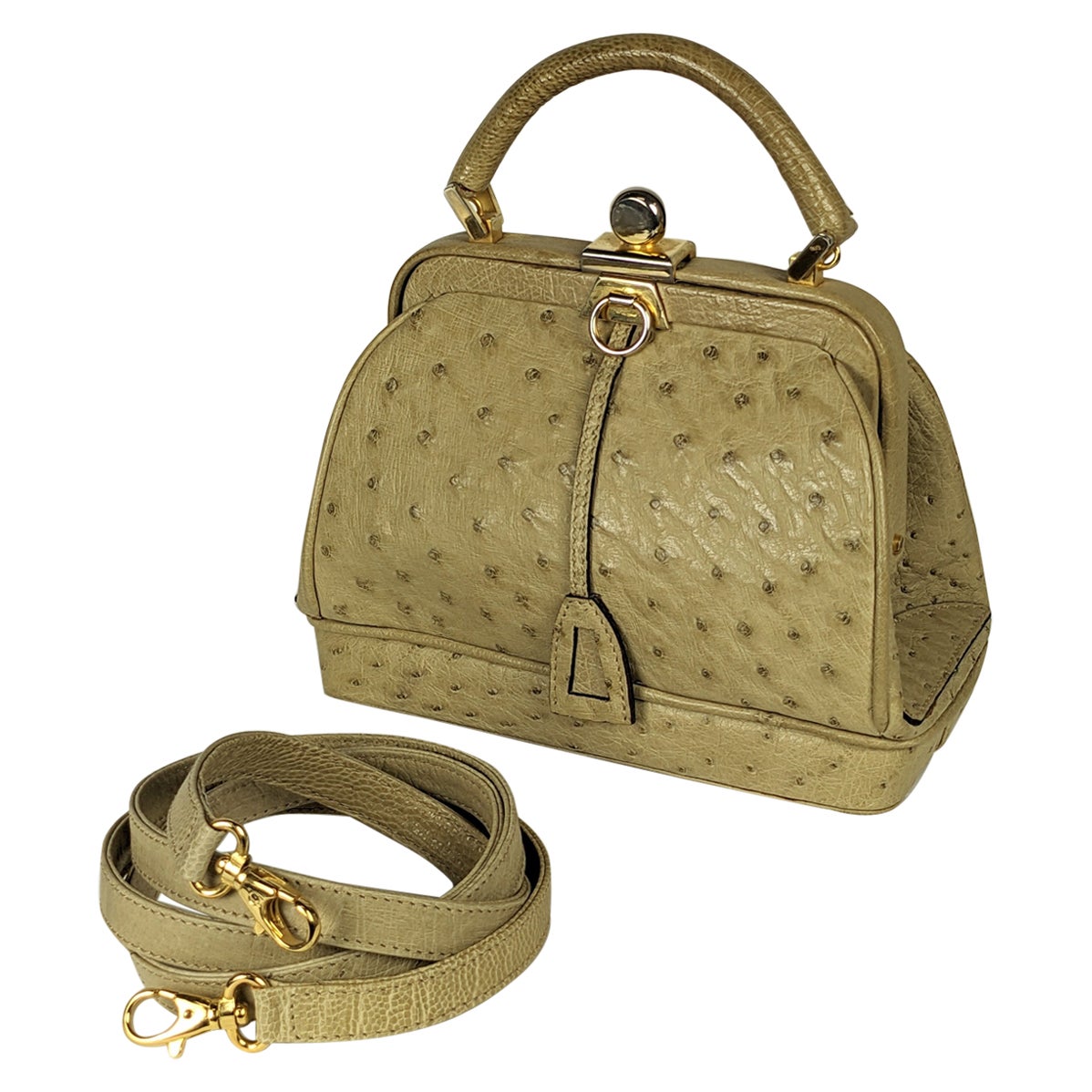 Minicartera de avestruz Lana Marks en venta