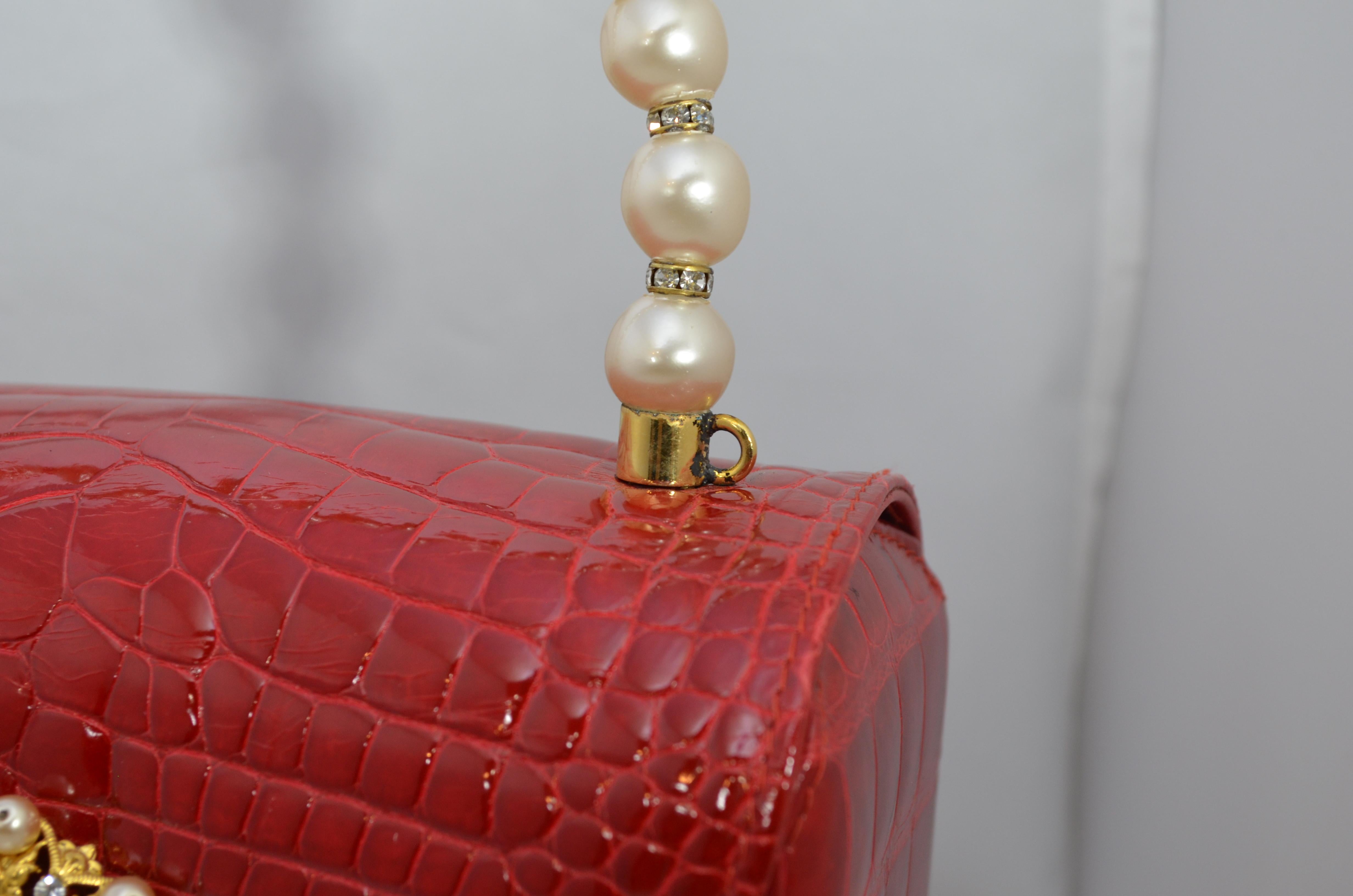 pearl handle purse