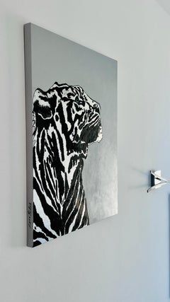 CONJUNTO DE 2 PINTURAS "Leo" y "Tigre