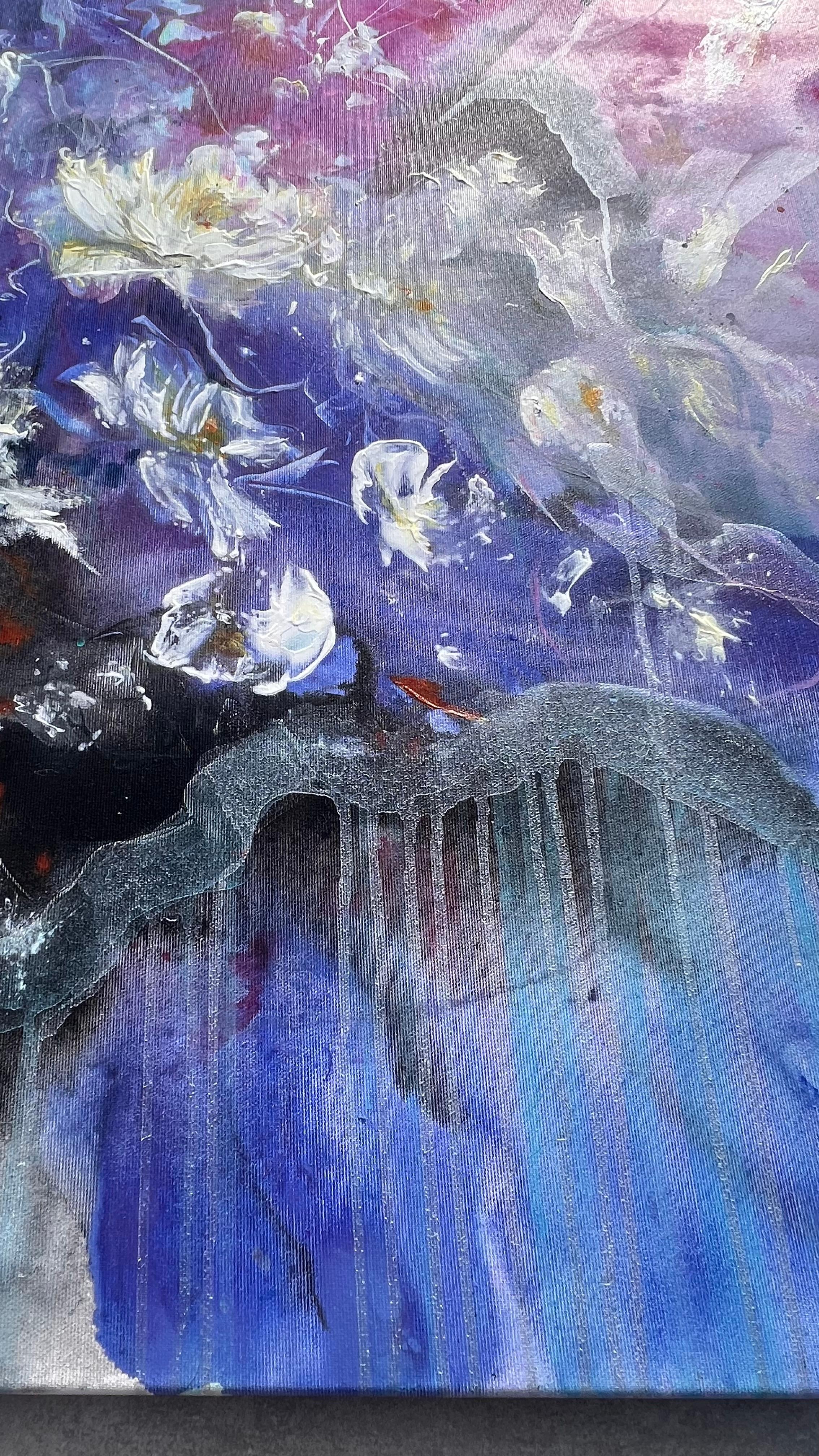 Passeggiata serale. dipinto originale astratto - Painting Espressionismo astratto di Lana Ritter