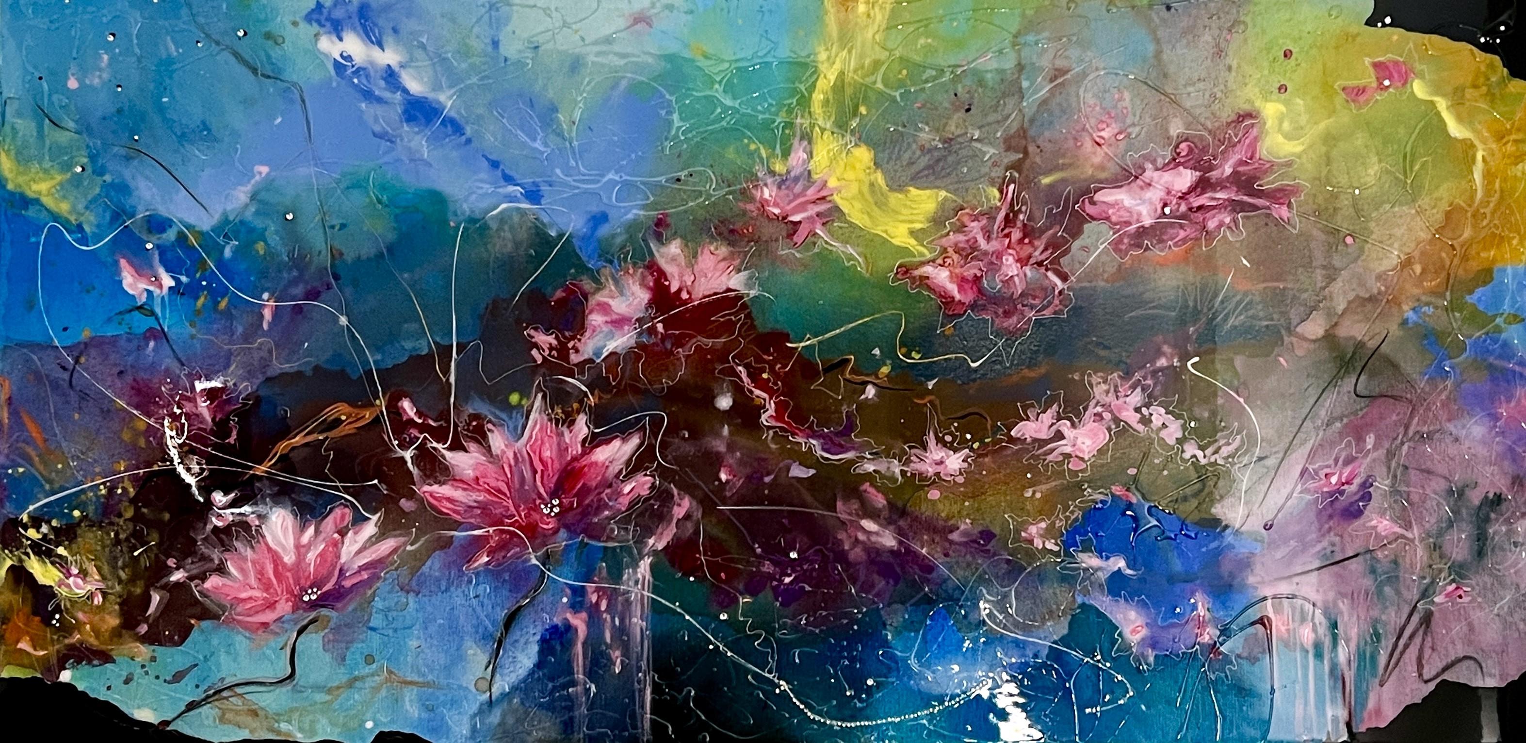Lana Ritter Interior Painting - Water lily waltz
