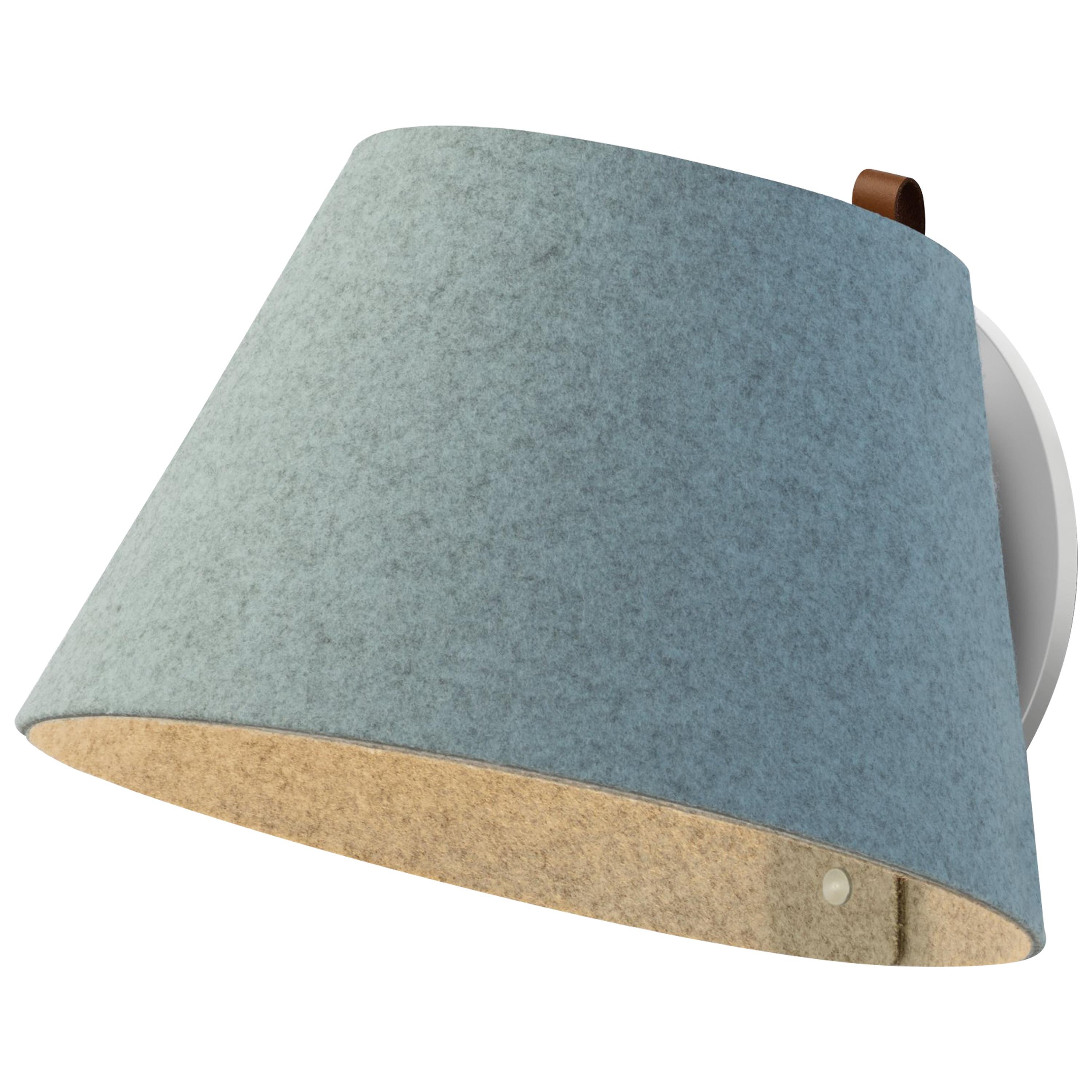 Lana Small Wall Light in Arctic Blue & Grey by Pablo Designs