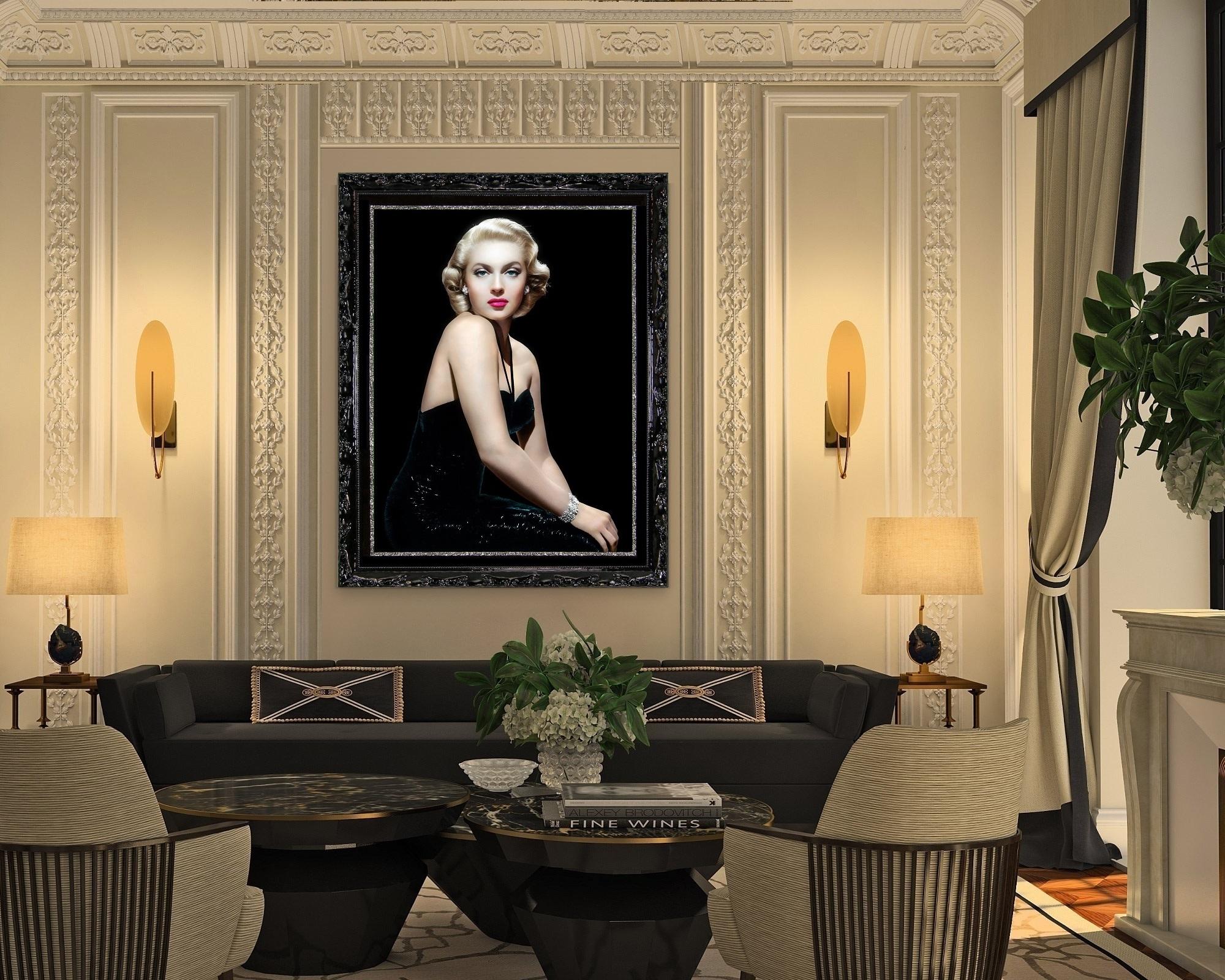 Contemporary Lana Turner, after Hollywood Regency Photo by Eric Carpenter, Art Deco Era For Sale