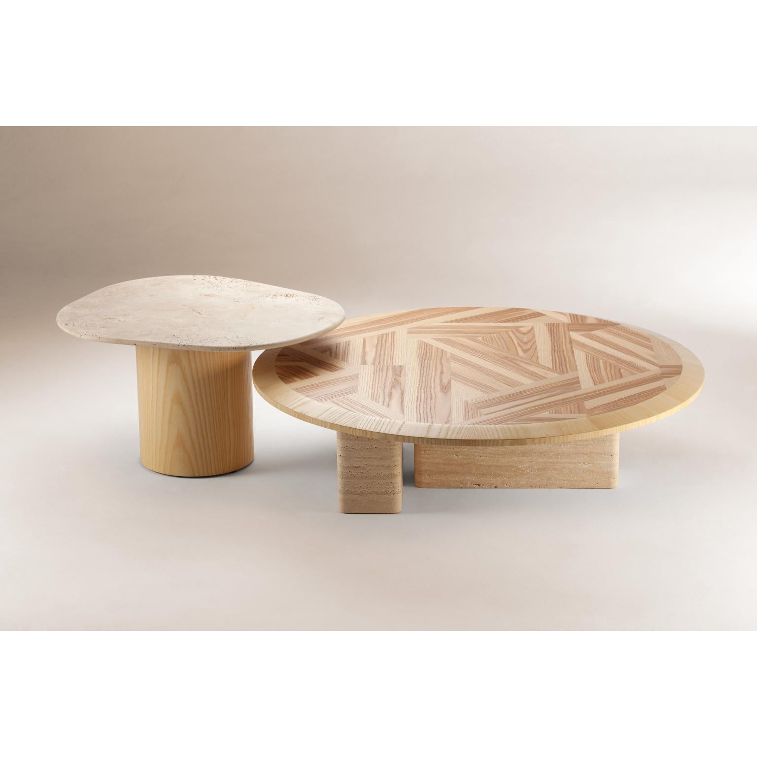 Modern L’anamour Center and Side Table by Dooq For Sale