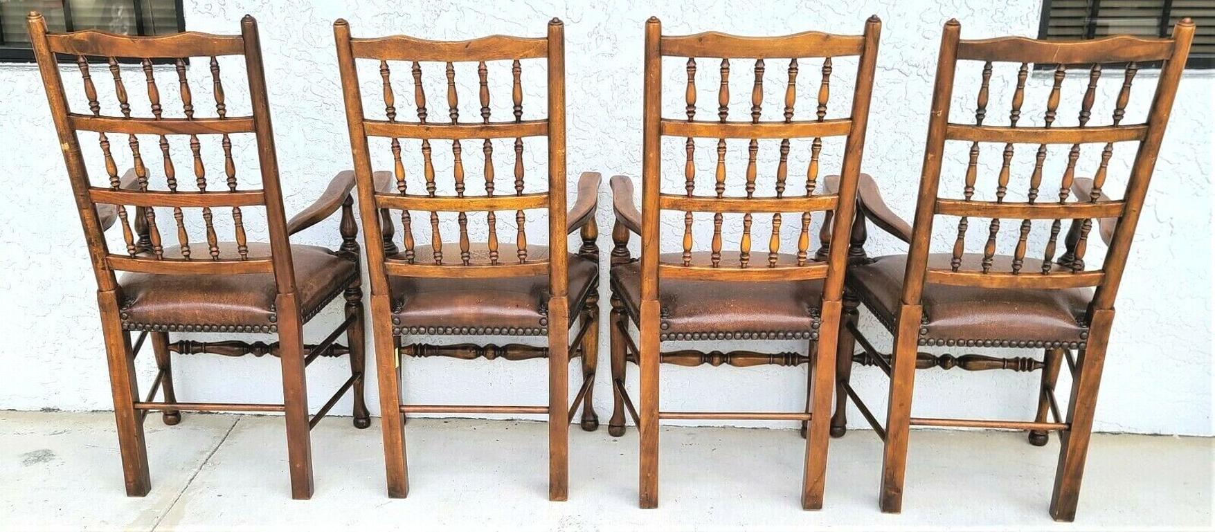 Lancashire Dining Chairs by Theodore Alexander Set of 4 In Good Condition For Sale In Lake Worth, FL