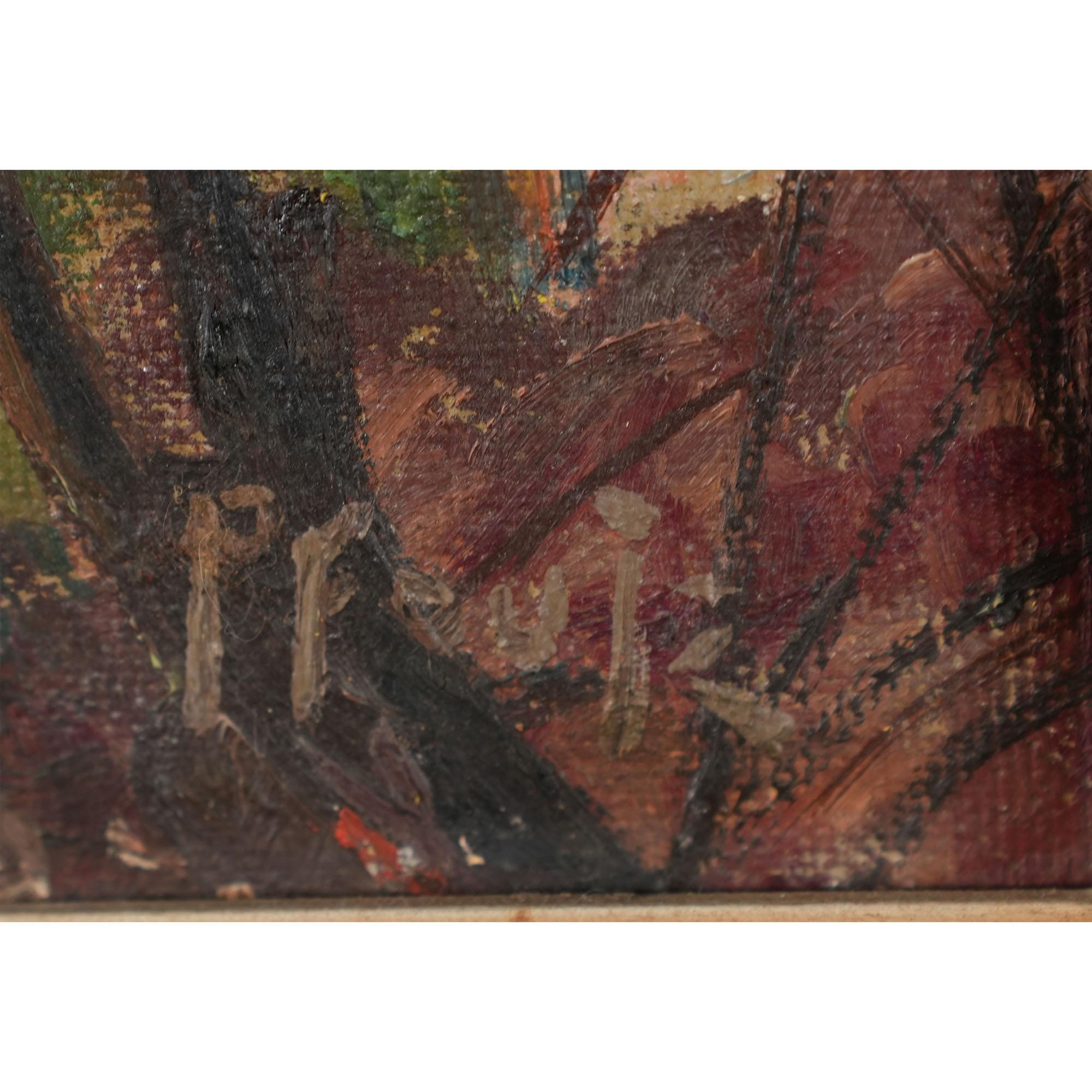 Puente de Lancaster Pintura al óleo original en venta 5