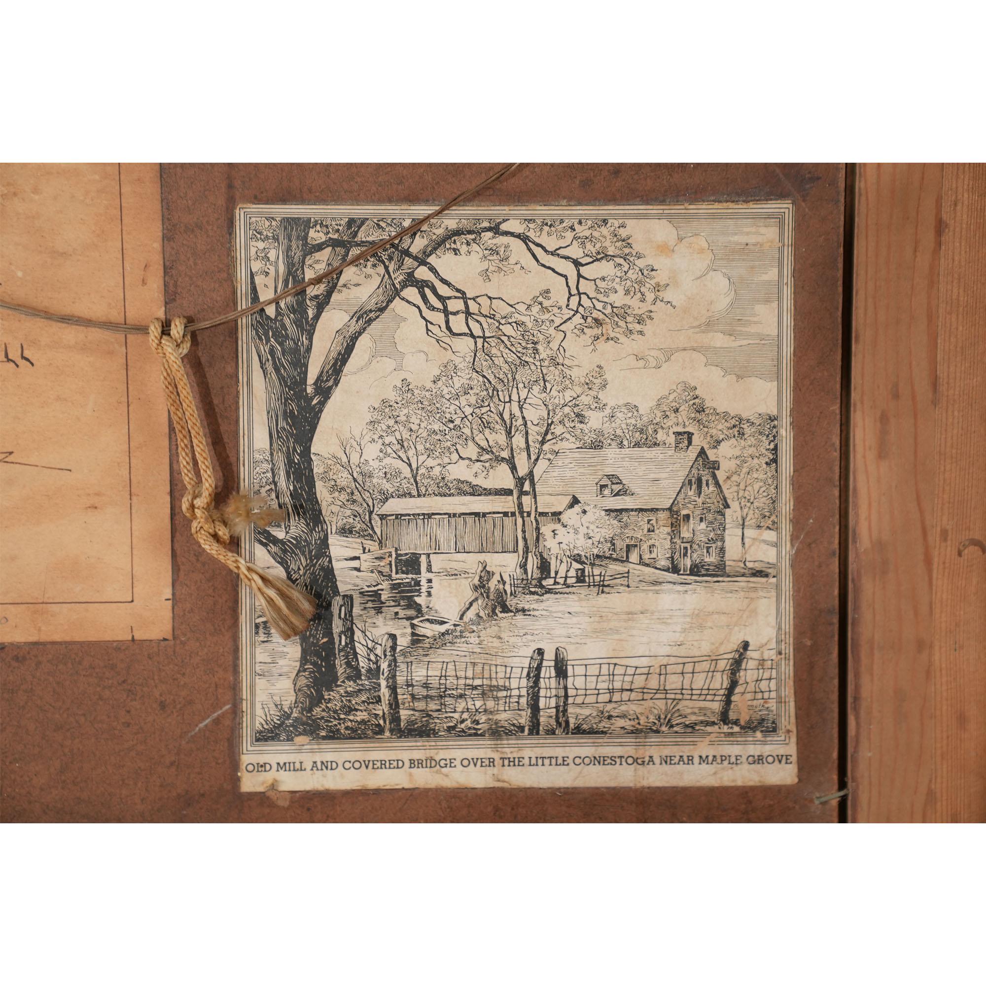 Lancaster Covered Bridge Original Oil Painting For Sale 10