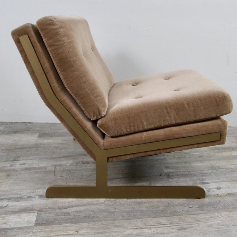 Lance Armless Slipper Chair by Bernhardt For Sale at 1stDibs