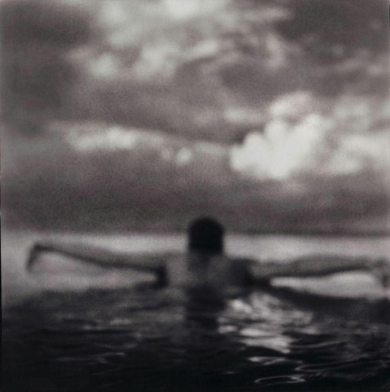 Lance Clayton Black and White Photograph - Swim, Bear Lake, Utah, 1998