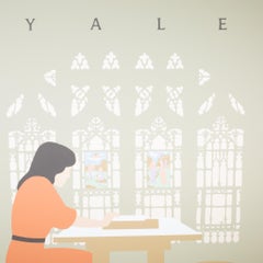 Lance Hidy, Yale, Card Catalogue, Sterling Memorial Library Poster c.1986