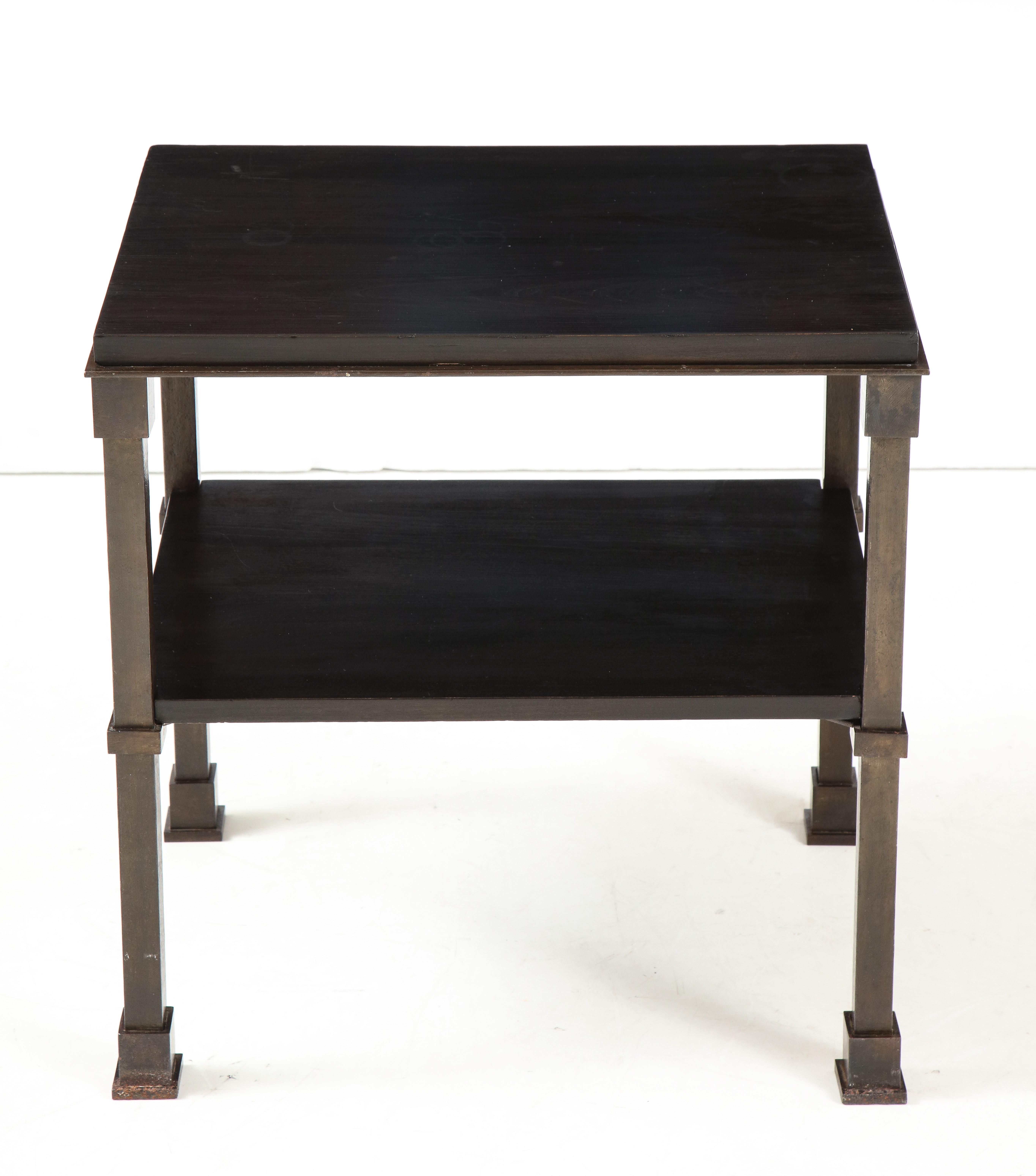Table d'appoint/Console Lance Thompson fabriquée sur commande, dans le style de Jacques Quinet Neuf - En vente à Brooklyn, NY