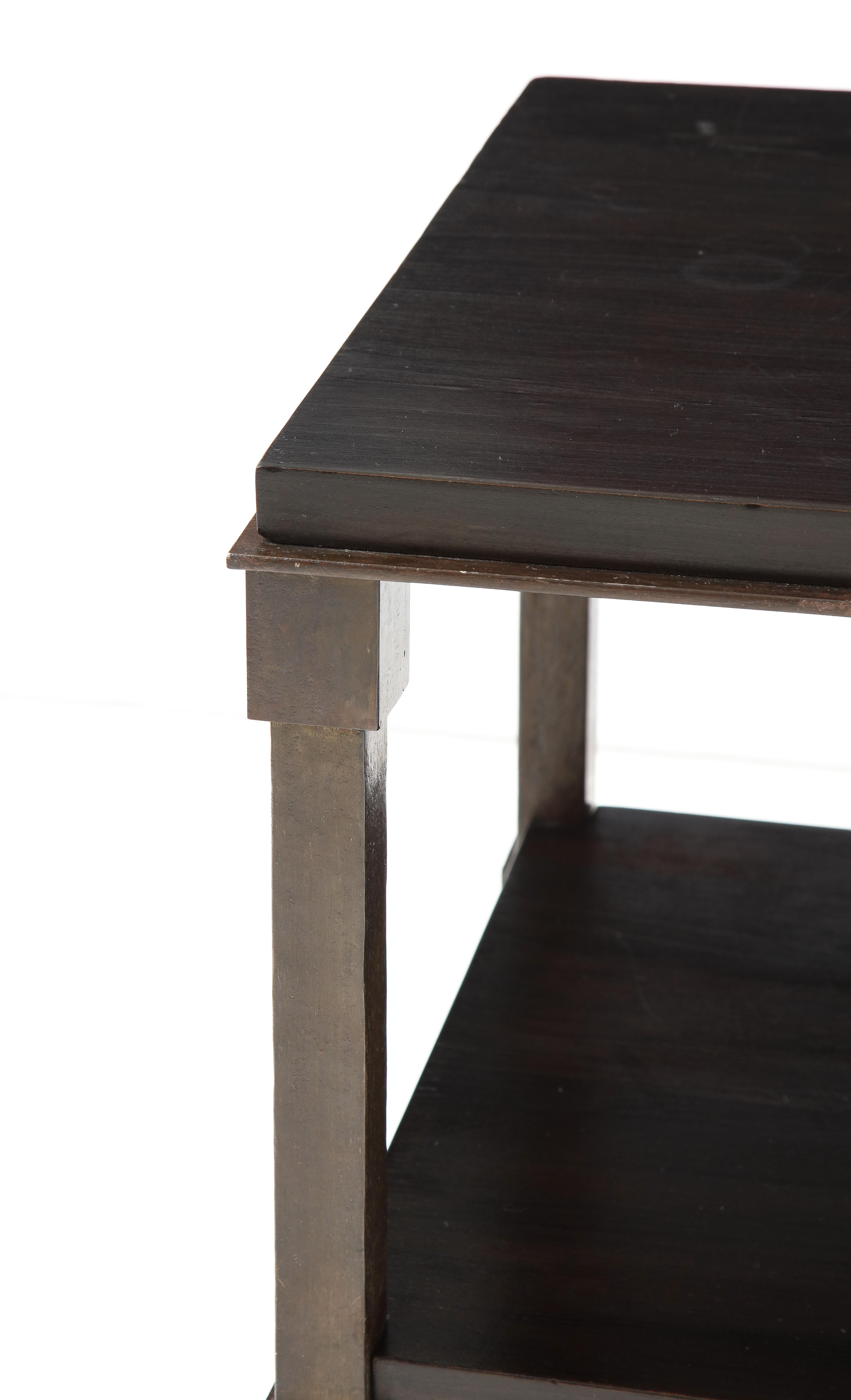 Metal Lance Thompson Made to Order Side Table/Console, in the Style of Jacques Quinet For Sale