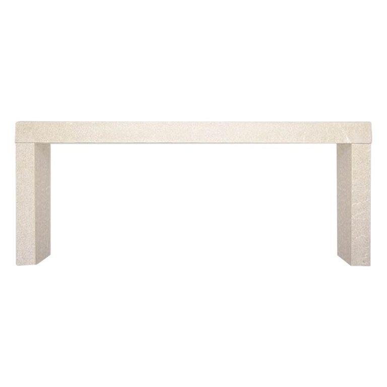Lance Thompson The Altar Table, Stone Console, Made to Order For Sale