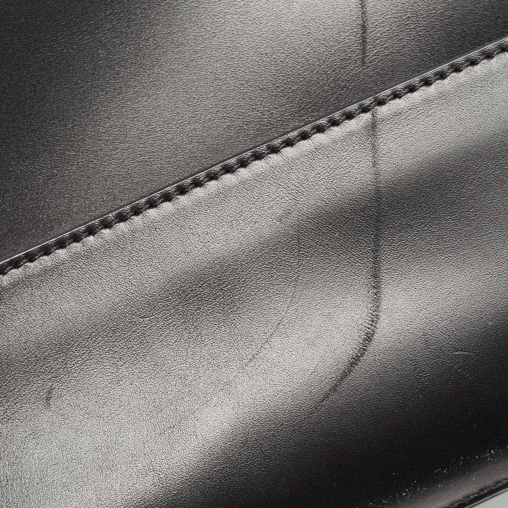 Lancel Black Leather L De Lancel Top Handle Bag 10