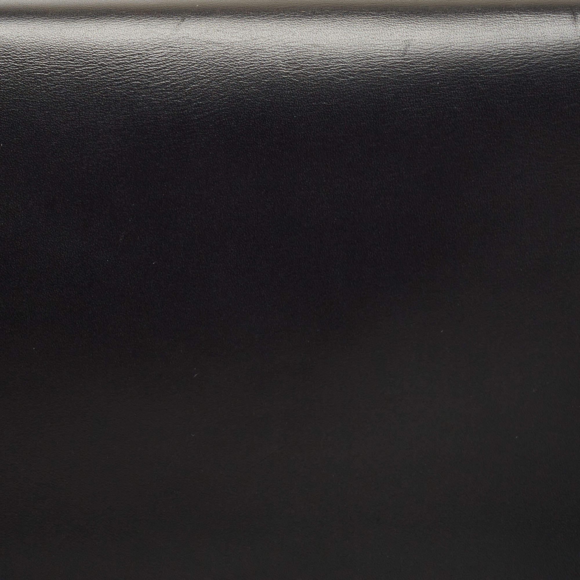Lancel Black Leather L De Lancel Top Handle Bag 15