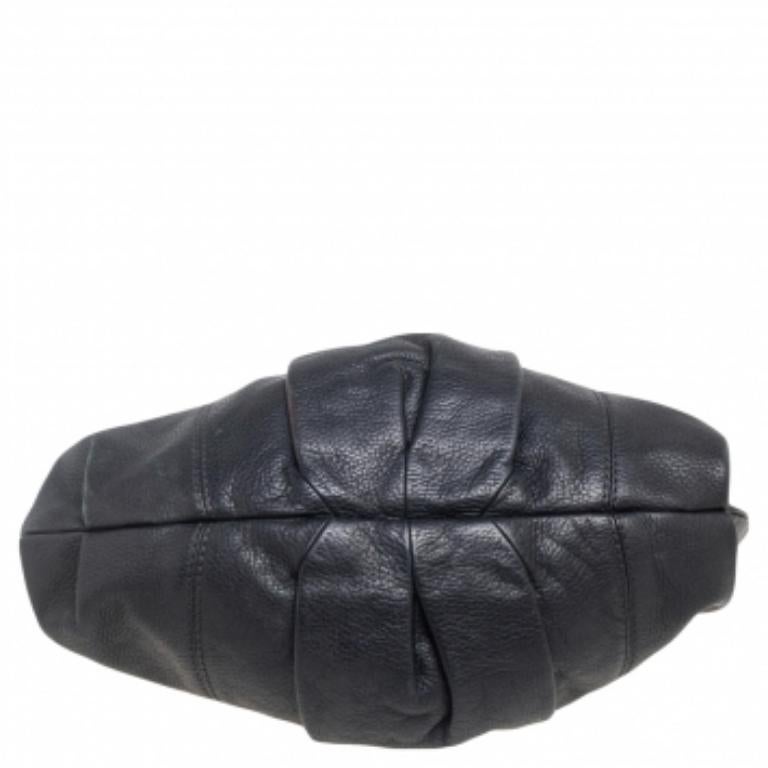  Lancel Hobo en cuir plissé noir Pour femmes 