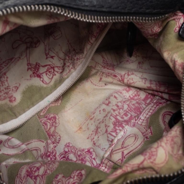 Lancel Hobo en cuir plissé noir 3