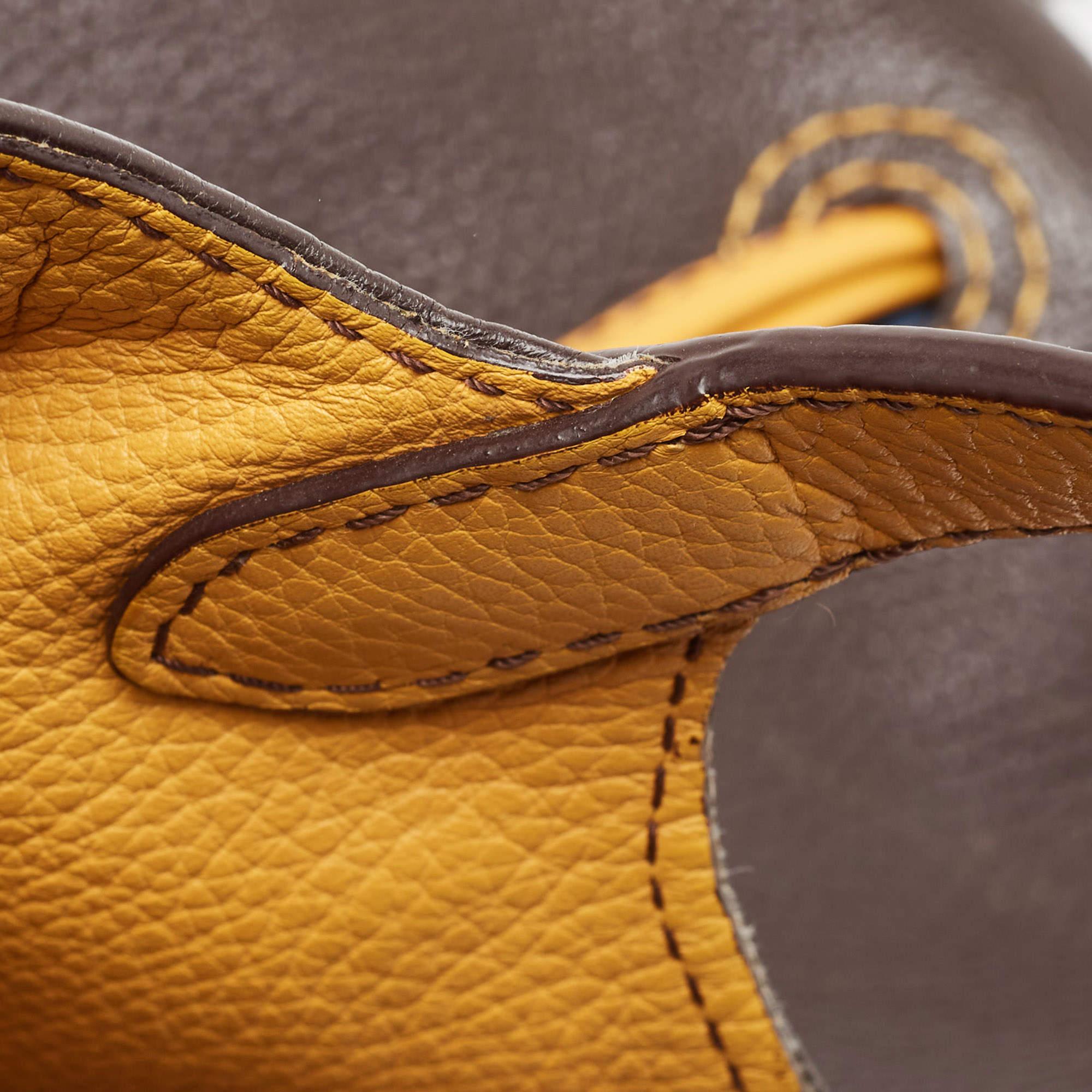 Lancel Brown Leather Premiere Flirt Bucket Bag 6