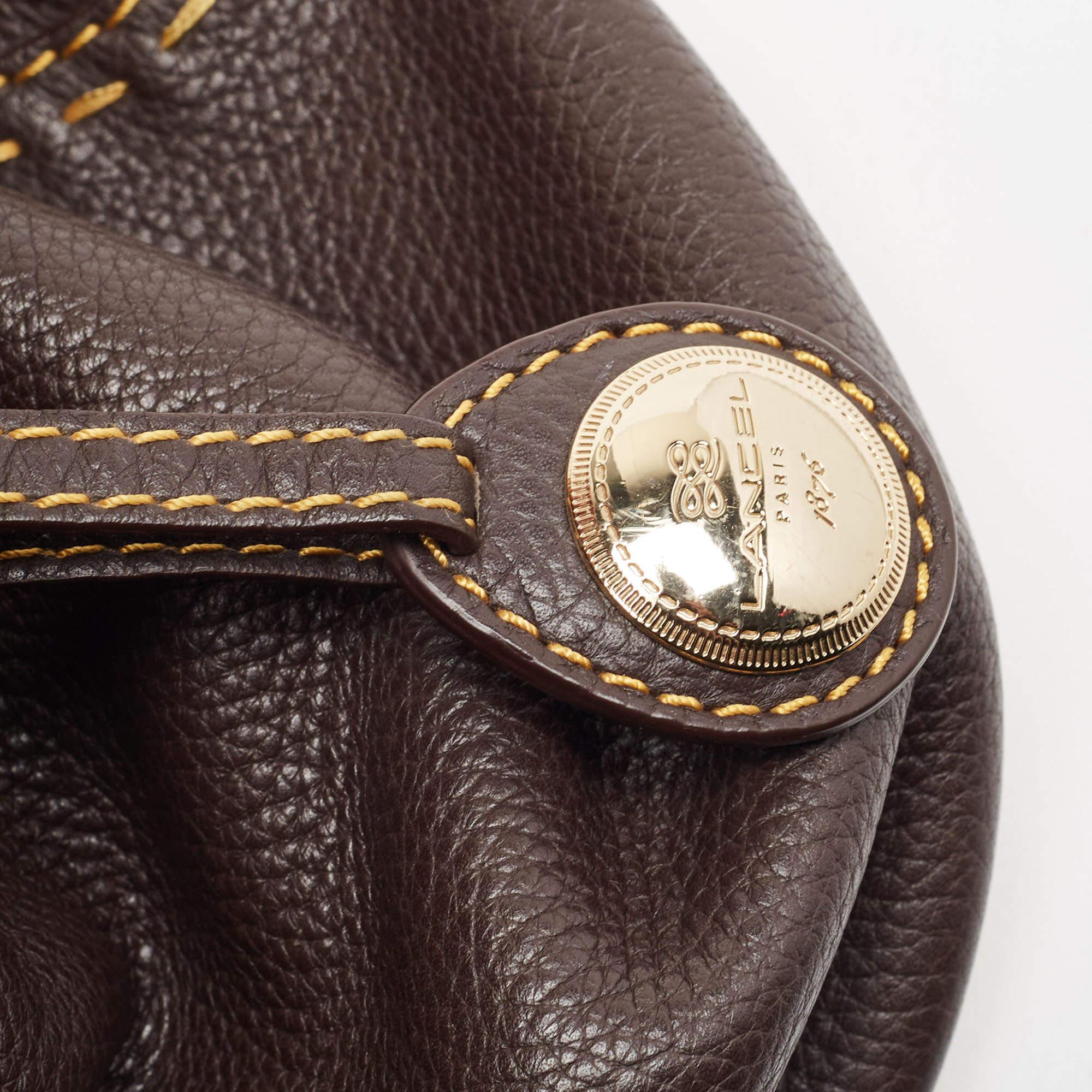 Lancel Brown Leather Premiere Flirt Bucket Bag 5