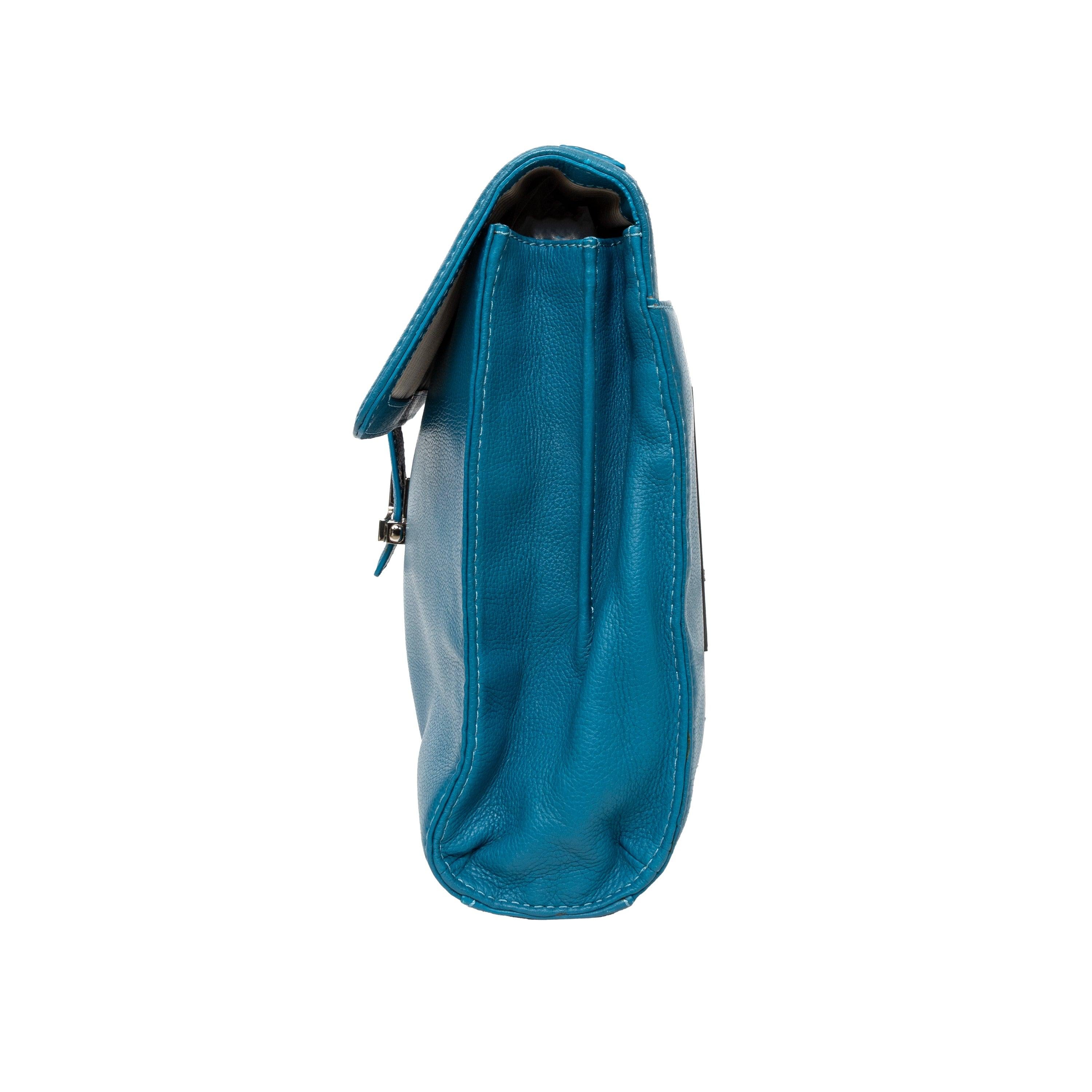 Bleu Sac à documents Lancel - années 10 en vente