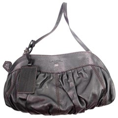 Lancel Leather Hobo 94mis104 Black Satchel