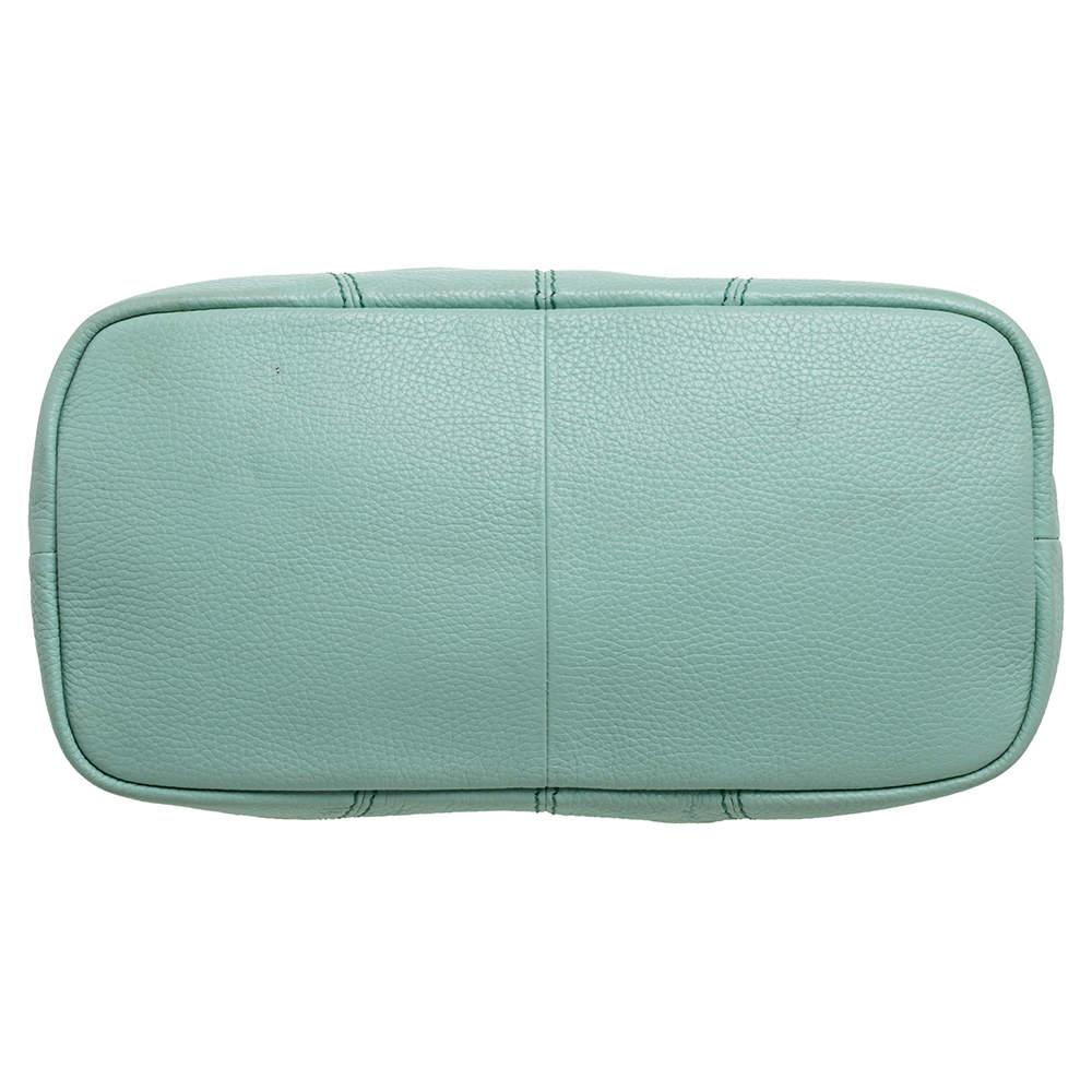 Lancel Hobo Flair en cuir Grainé Vert Menthe 2