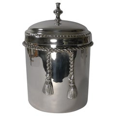 Retro Lancel Paris Biscuit Box / Ice Bucket in the Manner of Maria Pergay