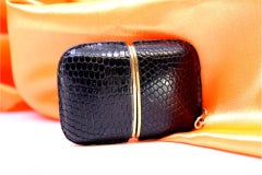 Lancel travel watch with leather case and mechanical system patented in the USA