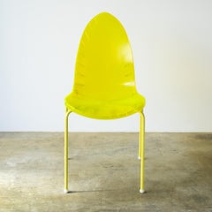 Lanceolata neon yellow  Platt and Young  Y2K style design space age