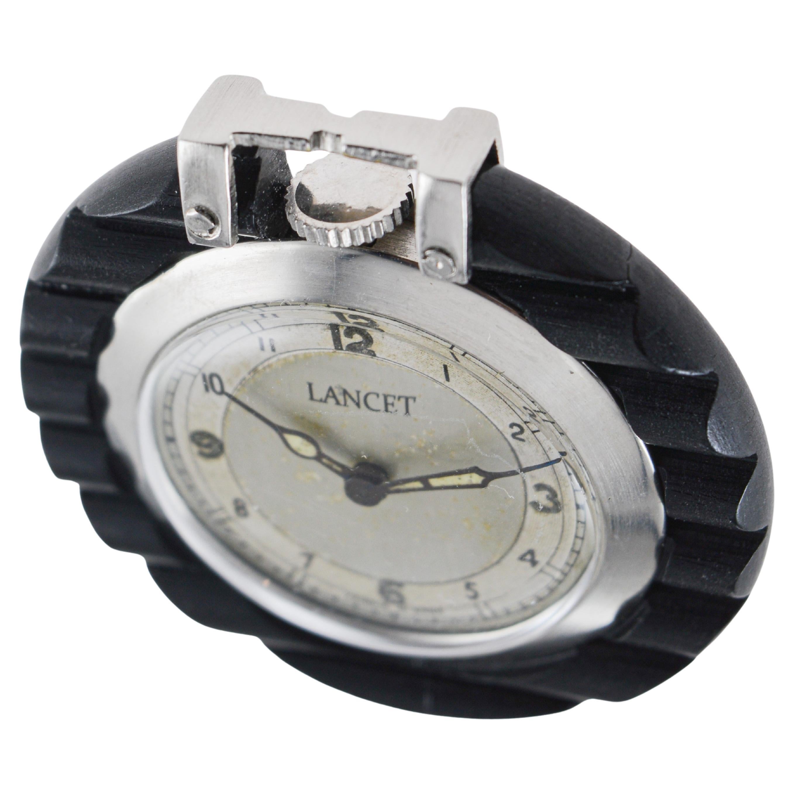 Lancet Made in France for Famous Accessories House 1920's Art Deco For Sale 6