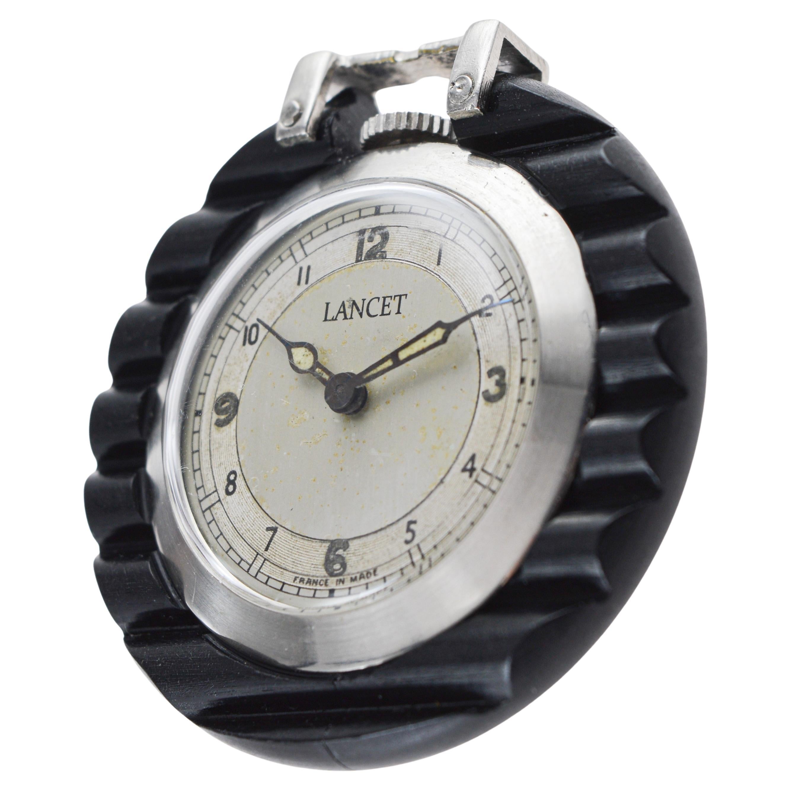 Lancet Made in France for Famous Accessories House 1920's Art Deco For Sale 5