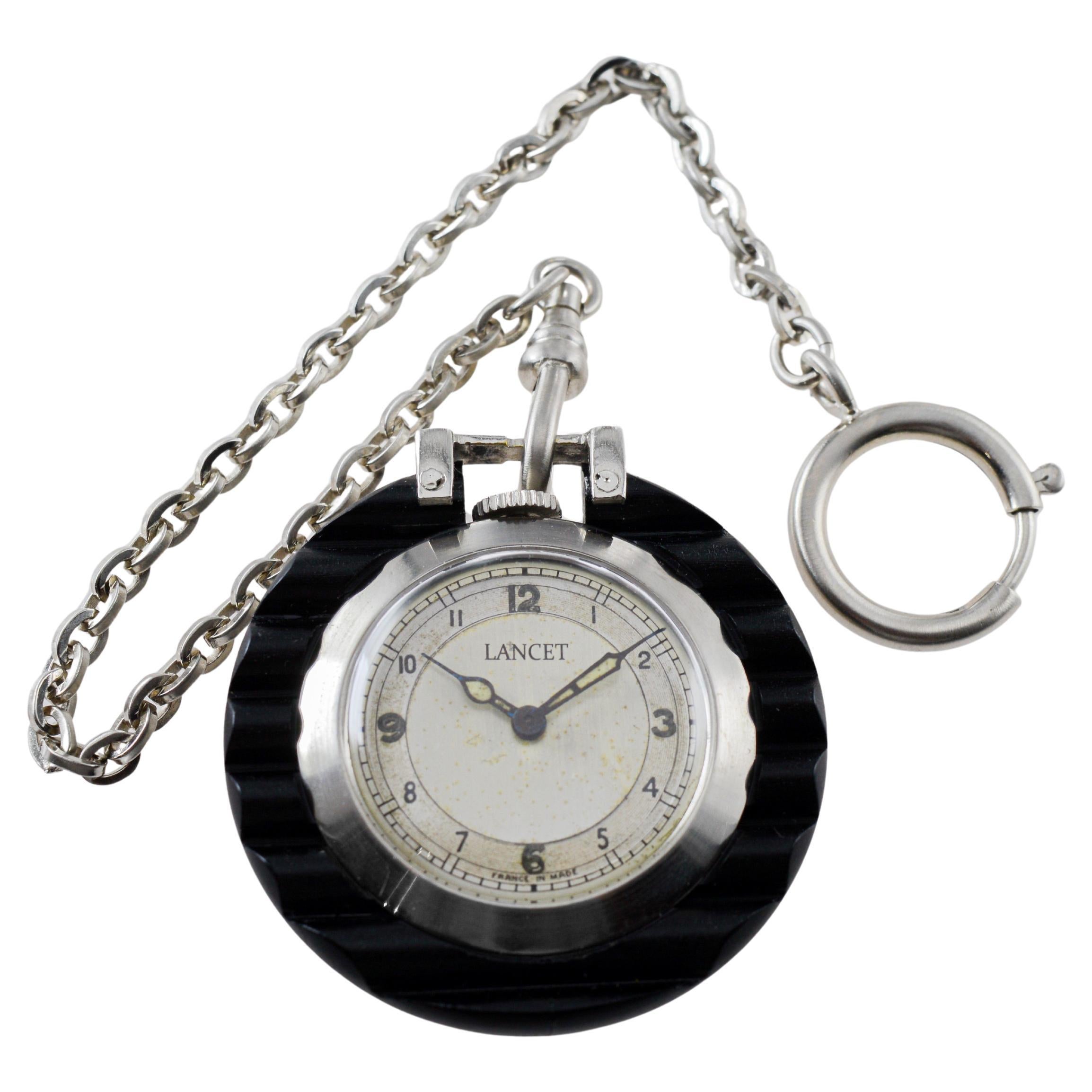 Lancet Made in France for Famous Accessories House 1920's Art Deco For Sale