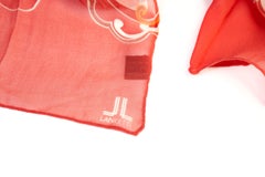 Lancetti Koralle Seide Chiffon Schal