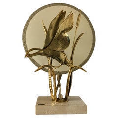 Lancia Table Lamp with flying Birds in sunset