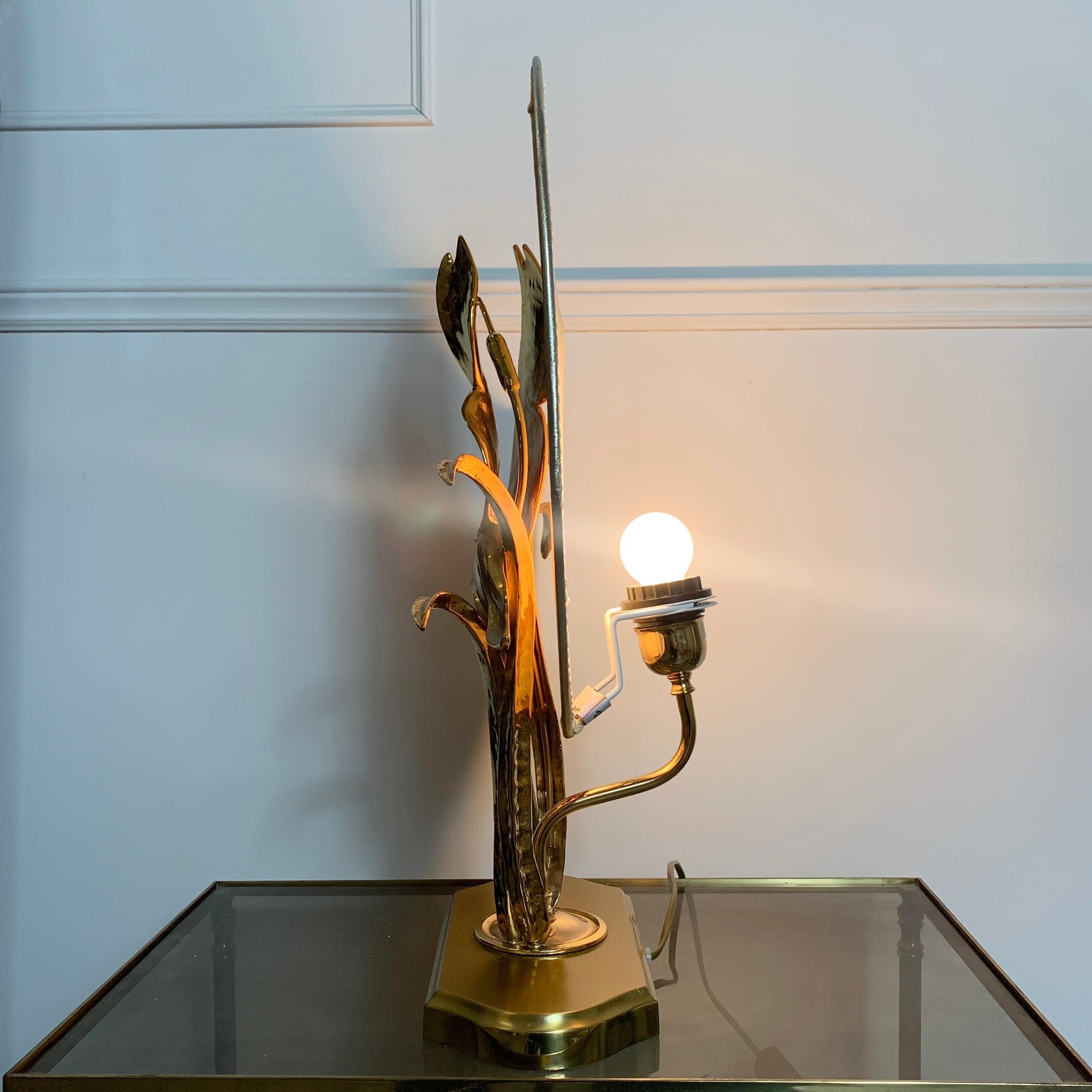 20th Century Lanciotto Galeotti, Goose and Moon Table Lamp For Sale
