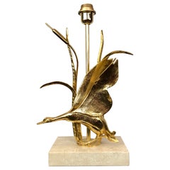 Lanciotto Galeotti Table Lamp with Bird, Italy, 1970s