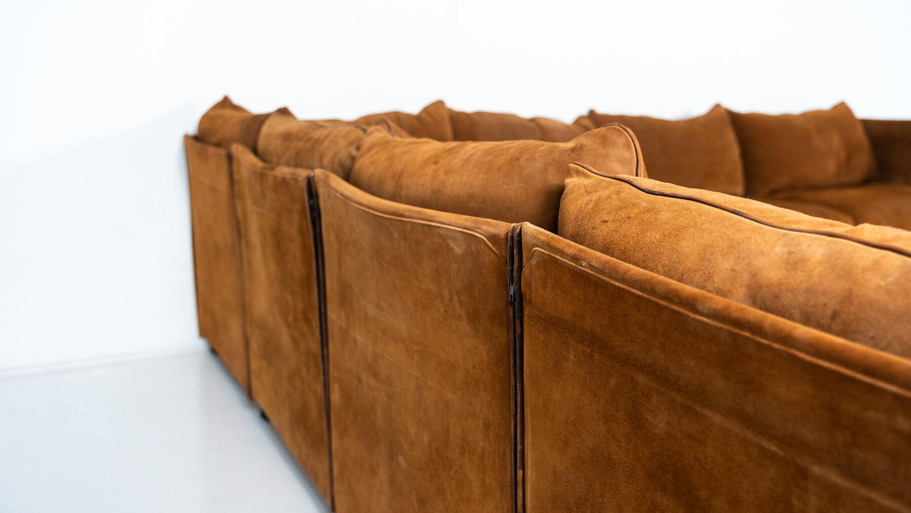 Canapé Landeau de Mario Bellini pour Cassina, 1970 Bon état - En vente à Brussels, BE