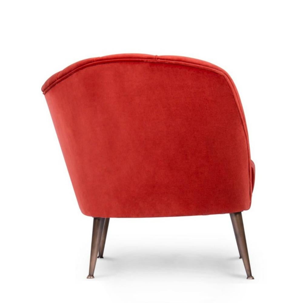 Hand-Crafted Landel Armchair For Sale