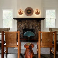 Sedie laterali Lander in Wood Wood e pelle