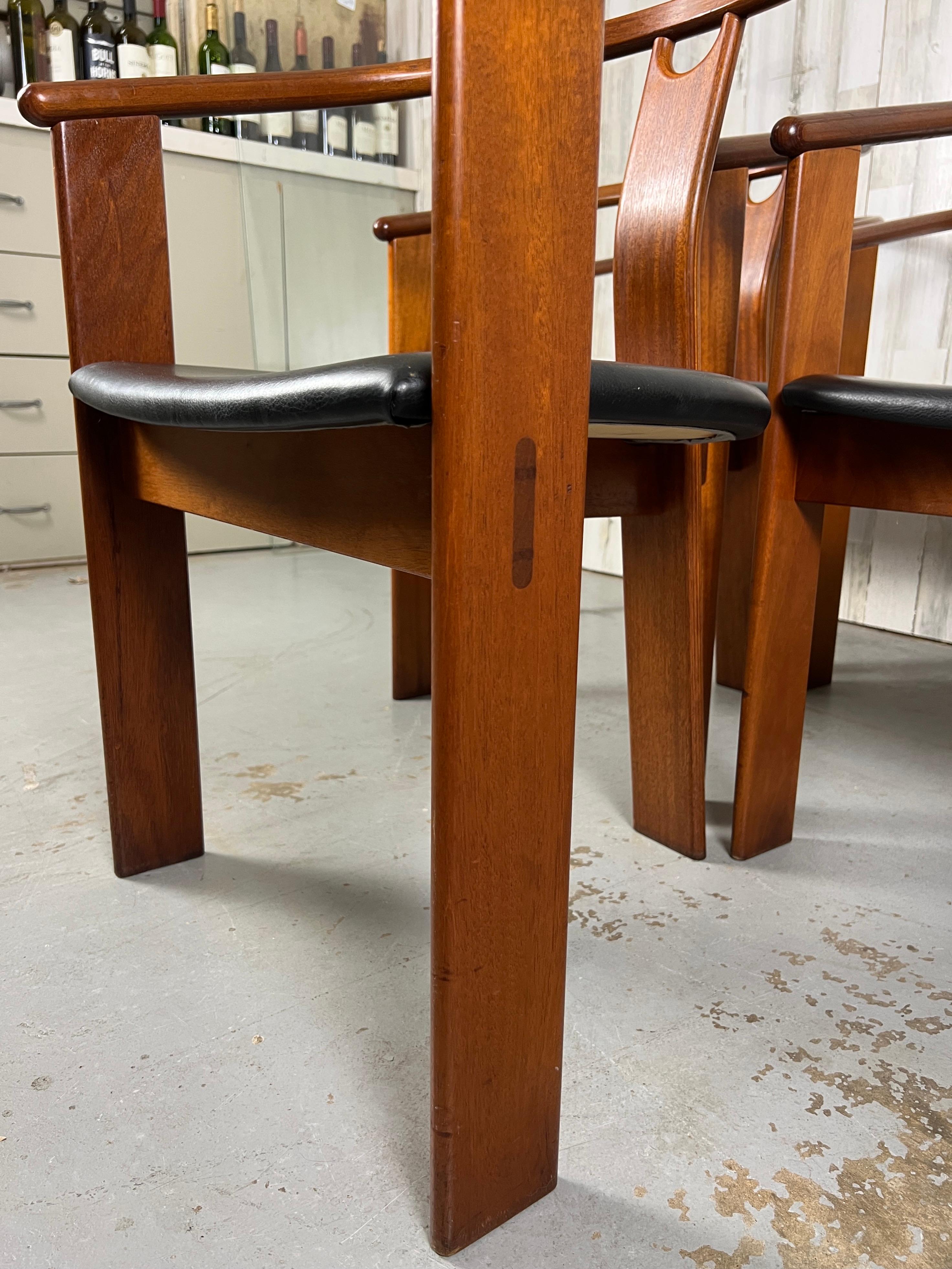 Landerholm & Lund for Fredericia Stolefabrik Tripod Dining Chairs For Sale 3
